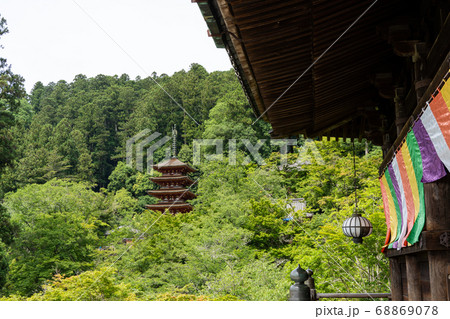 長谷寺五重塔遠景 68869078