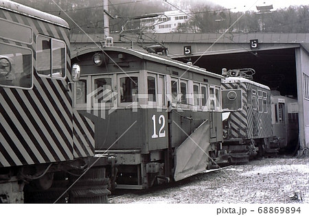 路面電車のラッセル車 昭和50年 札幌市電 北海道の写真素材 6694 路面電車のラッセル車 昭和50年 札幌市電 北海道の写真素材 6694
