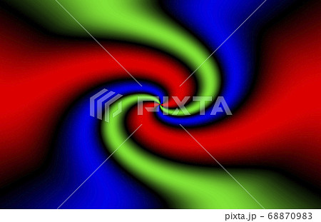 Black Background With Colorful Gradient Swirl Stock Illustration 6709