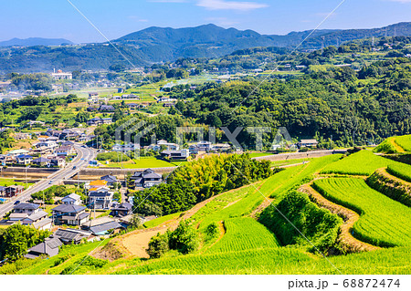 新緑の江ノ串の棚田　【長崎県東彼杵郡】 68872474