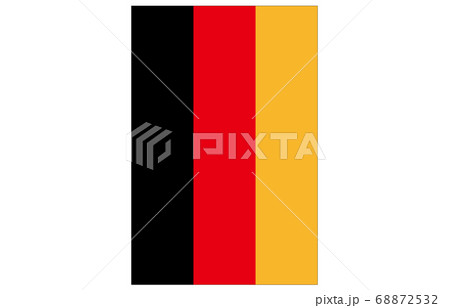新世界の国旗2 3ver縦 ドイツのイラスト素材