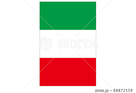 新世界の国旗2 3ver縦 イタリアのイラスト素材