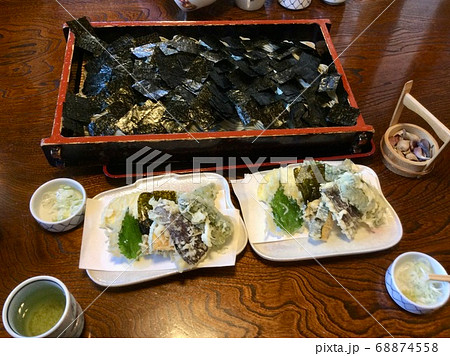 新潟県 小千谷市 へぎそば と 天ぷら 新潟県 小千谷市 へぎそば と 天ぷら 68874558