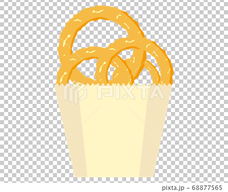 Vector illustration of onion ring 68877565