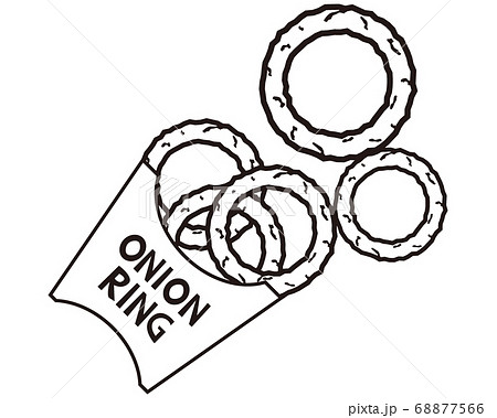 オニオンリングのベクターイラスト 68877566