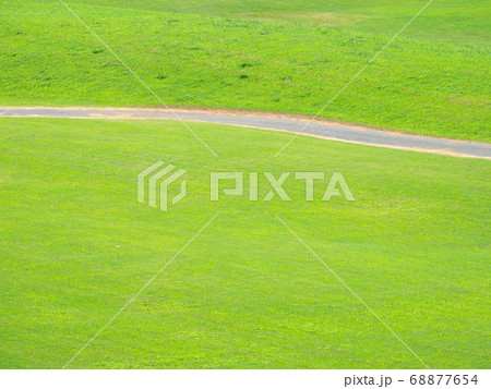 草原と歩道 埼玉県川口市 8月 草原と歩道 埼玉県川口市 8月 68877654