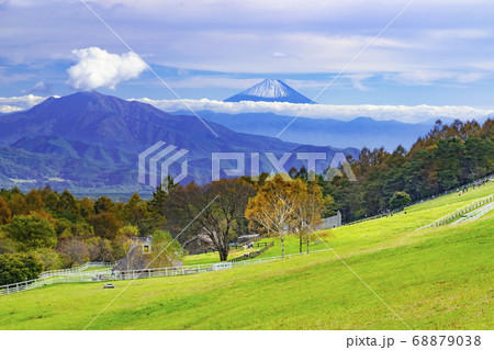 清里高原のまきば公園から眺める富士山 山梨県北杜市にて 清里高原のまきば公園から眺める富士山 山梨県北杜市にて 68879038