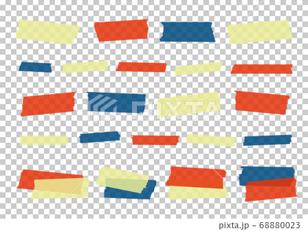 夏季復古節日可愛流行普通紙膠帶 68880023