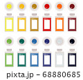 カラー 筆 パレット 68880685