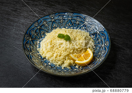 北アフリカ料理 クスクス  Boiled chickpeas with couscous  68880779