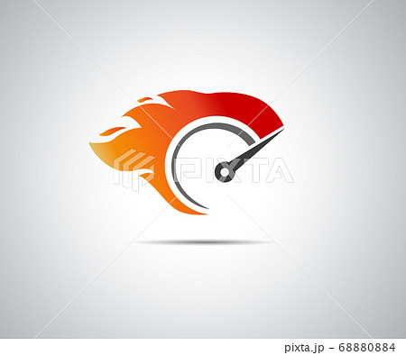 Speed, vector logo racing event 68880884
