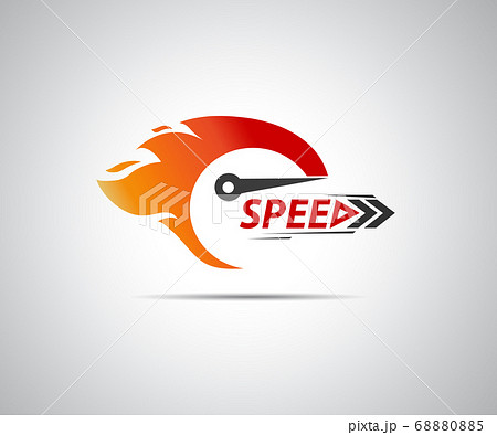 Speed, vector logo racing event 68880885