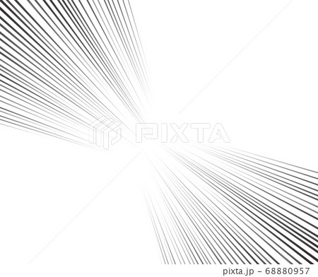 Comic speed lines background Rectangle fight stamp 68880957