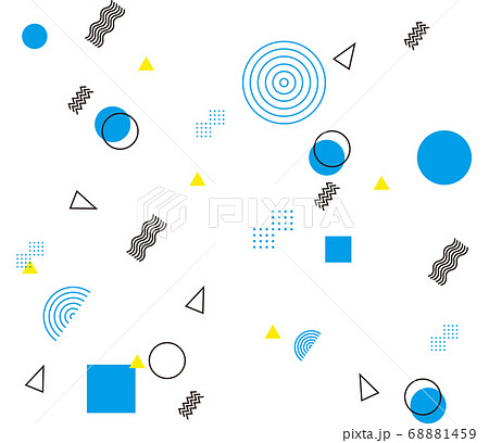 背景 幾何学図形 イラストのイラスト素材
