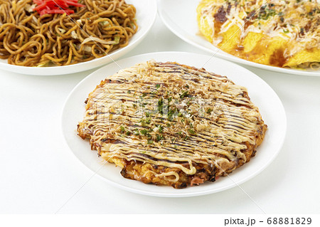 粉物(焼きそば 豚平焼き お好み焼き) 粉物(焼きそば 豚平焼き お好み焼き) 68881829
