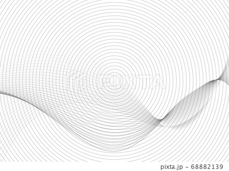 Abstract black and gray wave line circles pattern Abstract black and gray wave line circles pattern 68882139