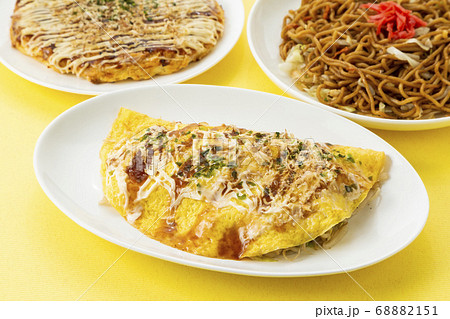 粉物(焼きそば 豚平焼き お好み焼き) 粉物(焼きそば 豚平焼き お好み焼き) 68882151