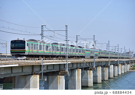 東海道本線　茅ヶ崎－平塚　JR東日本　E231系1000番台　K-01編成（国府津） 68884434