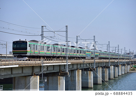 東海道本線 茅ヶ崎-平塚 JR東日本 E231系1000番台 K-06編成(国府津) 東海道本線 茅ヶ崎-平塚 JR東日本 E231系1000番台 K-06編成(国府津) 68884435