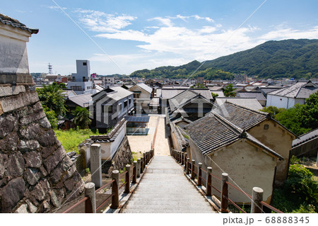 たけはら町並み保存地区 -西方寺からの眺望- 安芸の小京都 68888345