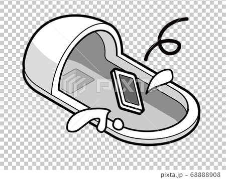 和式トイレに落ちる携帯電話 68888908