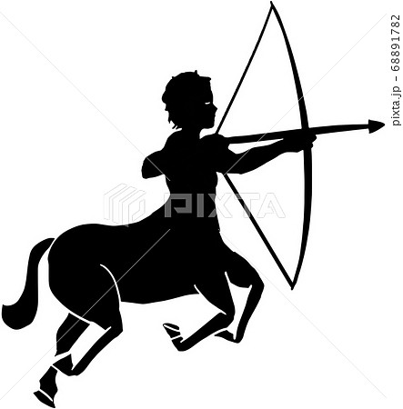 12星座の射手座のイラスト 12星座の射手座のイラスト 68891782