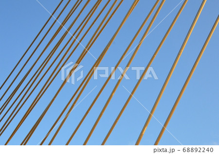 吊り橋のワイヤーケーブル(青森ベイブリッジ・青森港/青森県青森市柳川) 吊り橋のワイヤーケーブル(青森ベイブリッジ・青森港/青森県青森市柳川) 68892240