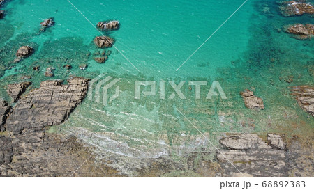 茂串海水浴場の空撮 茂串海水浴場の空撮 68892383