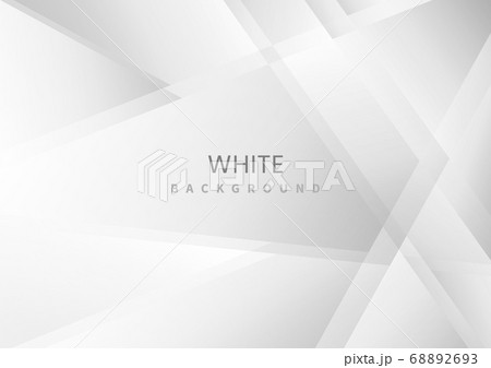 Abstract white and gray triangle overlapping layer 68892693