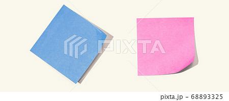 Sticky notes with shadow 68893325