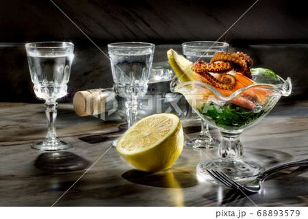 Shrimp Octopus Cocktail Brunch 68893579