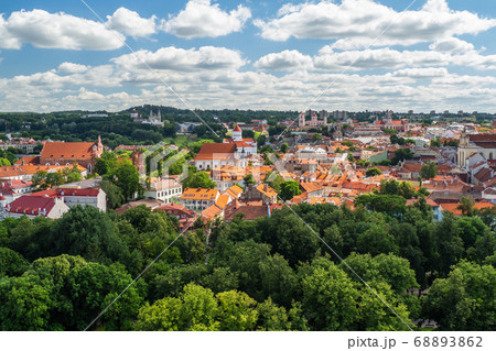 Beautiful View To Vilnius Old Town From Gediminas 68893862