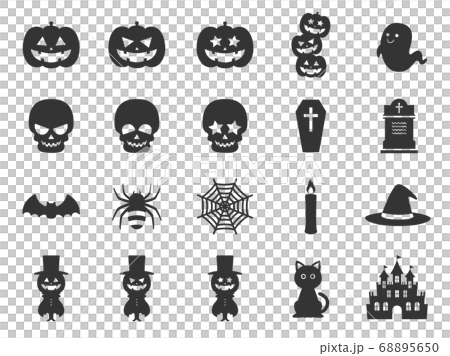 Halloween icon illustration set 68895650