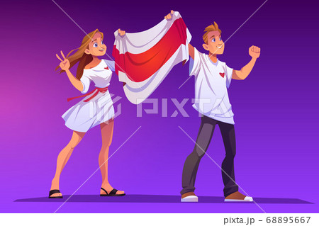 Demonstration for freedom of Belarus Demonstration for freedom of Belarus 68895667