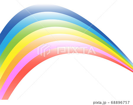 虹の背景イラスト素材8のイラスト素材