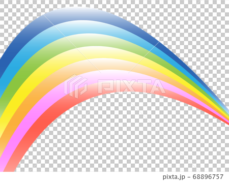Rainbow background image illustration material 68896757