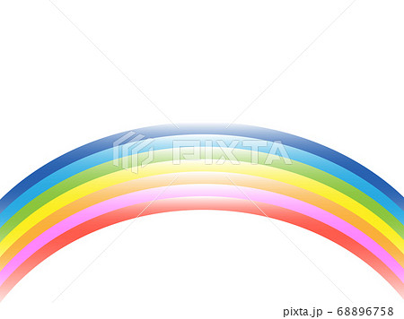 虹の背景イラスト素材6のイラスト素材