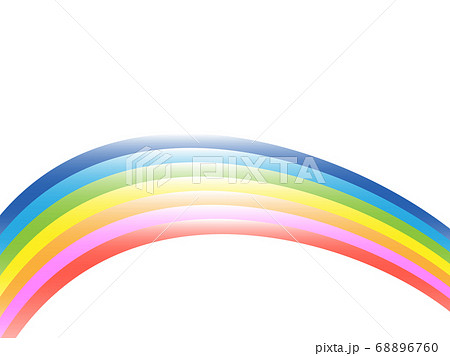 虹の背景イラスト素材5のイラスト素材