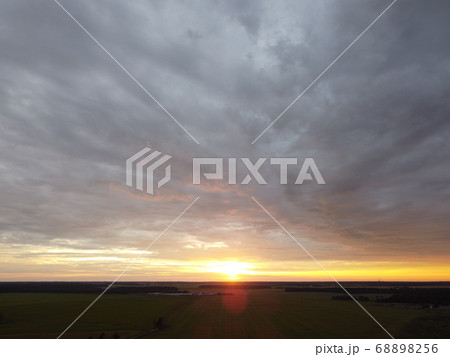 sunset sky with clouds background sunset sky with clouds background 68898256