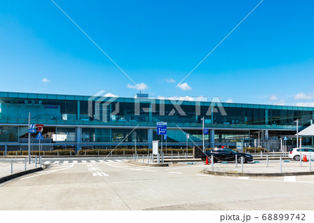 (茨城県-都市風景)日立駅海岸口の風景3 68899742