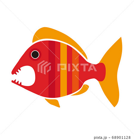 鯛　魚　イラスト　シンプル 68901128