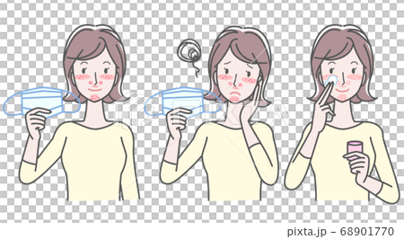 マスクによる肌トラブル バリエーションセット マスクによる肌トラブル バリエーションセット 68901770