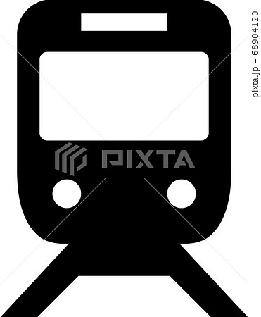 電車 駅 のピクトグラムのイラスト素材 6041