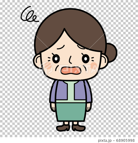おばさん_困る おばさん_困る 68905998