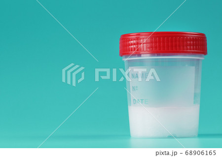 A container for biomaterials with sperm analysis 68906165
