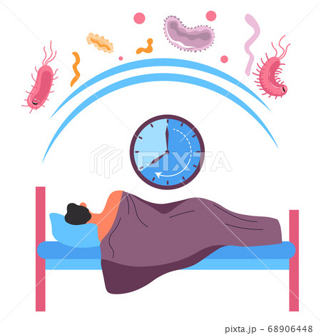 Sleeping well and strengthen immune system, protection from diseases Sleeping well and strengthen immune system, protection from diseases 68906448