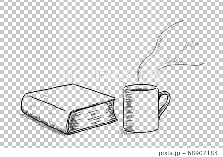 本とコーヒー 68907183