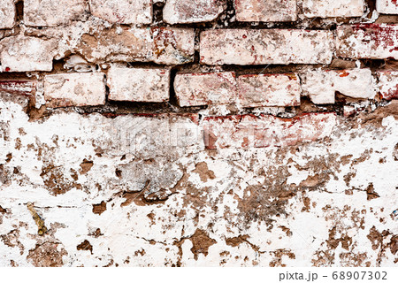 Weathered texture of stained old dark white Weathered texture of stained old dark white 68907302