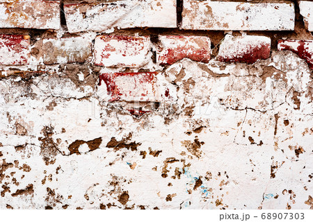 Weathered texture of stained old dark white Weathered texture of stained old dark white 68907303