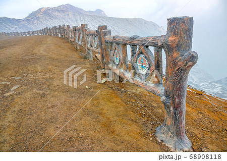 Handmade Fence Near Ijen Volcano in Java Handmade Fence Near Ijen Volcano in Java 68908118